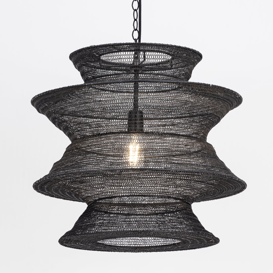 Krabi Large 1-Light Pendant Black alternate view