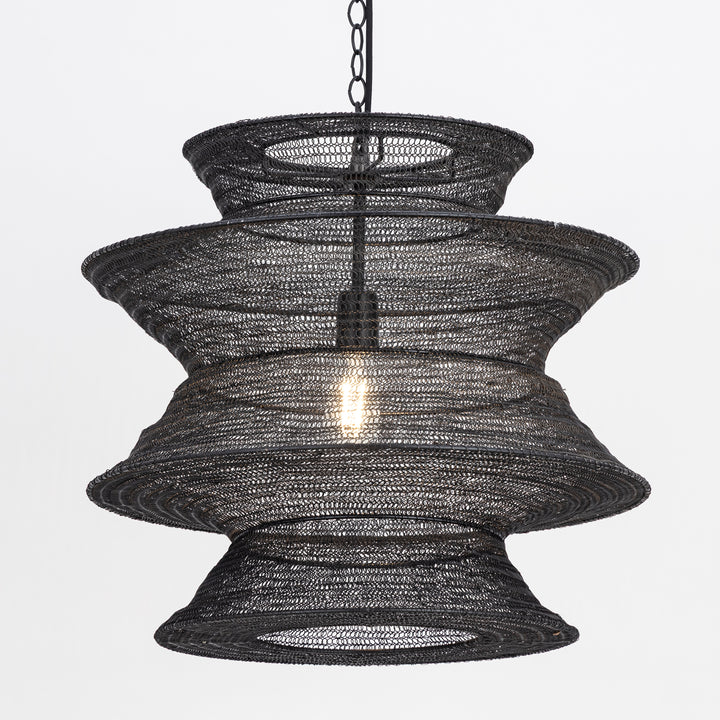 Krabi Large 1-Light Pendant Black alternate view
