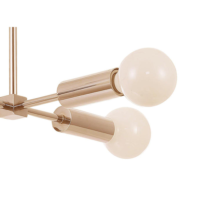 Frame Ceiling Fixture with Four Arms &amp; Visible