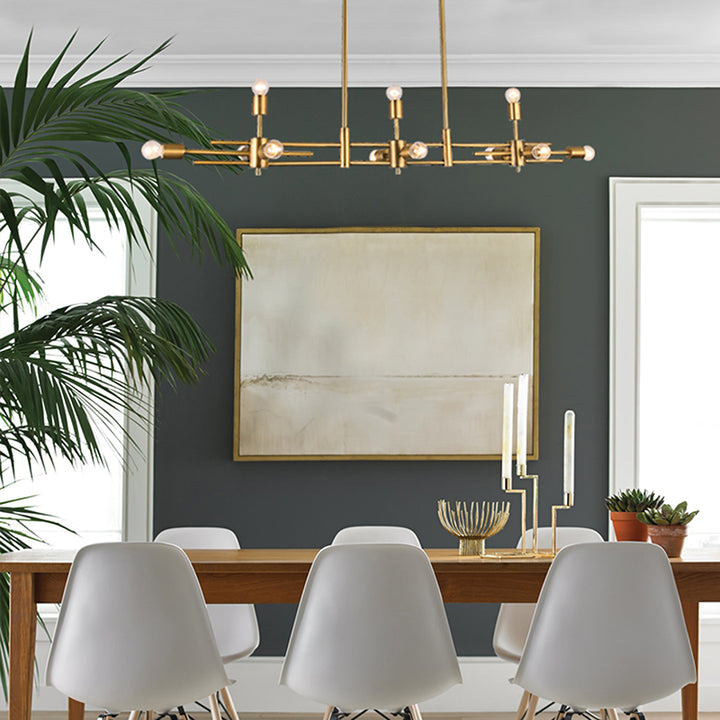 Rectangular Frame with Visible Chandelier by Bethel - view 5