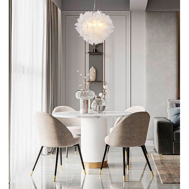 Acrylic Chandelier with Hardware by Bethel - view 19