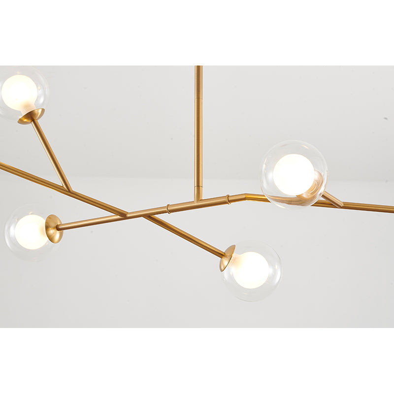 Branch Chandelier with Glass Shades by Bethel - view 8
