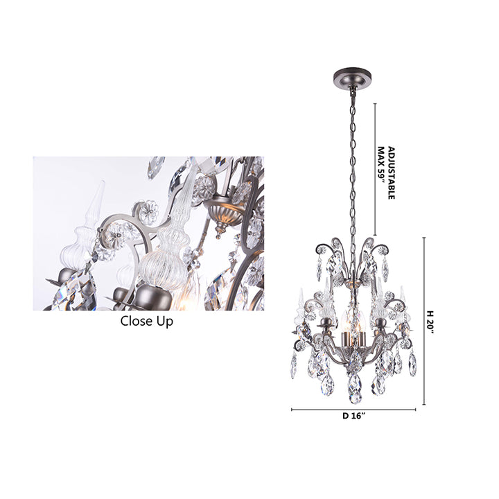 Crystal Chandelier (BET72) by Bethel - view 7