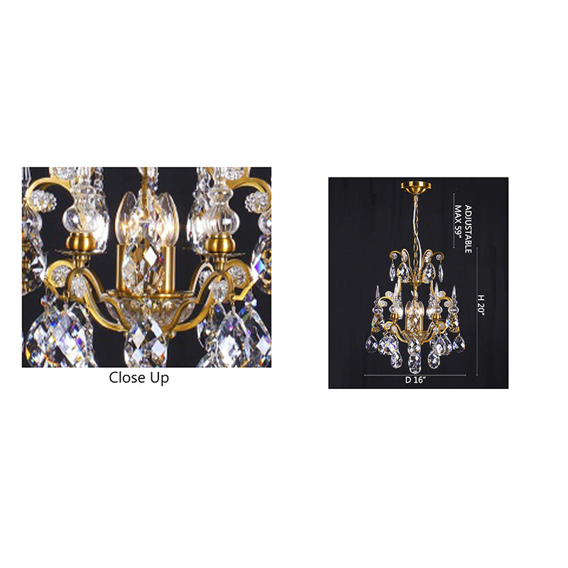 Crystal Chandelier (BET72) by Bethel - view 2