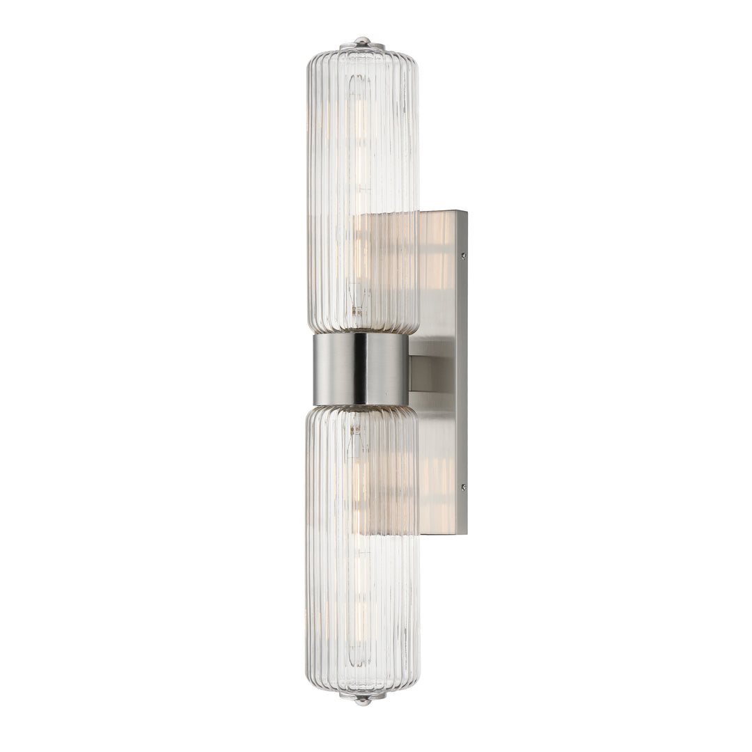 Kasbah 2-Light Wall Sconce Satin Nickel