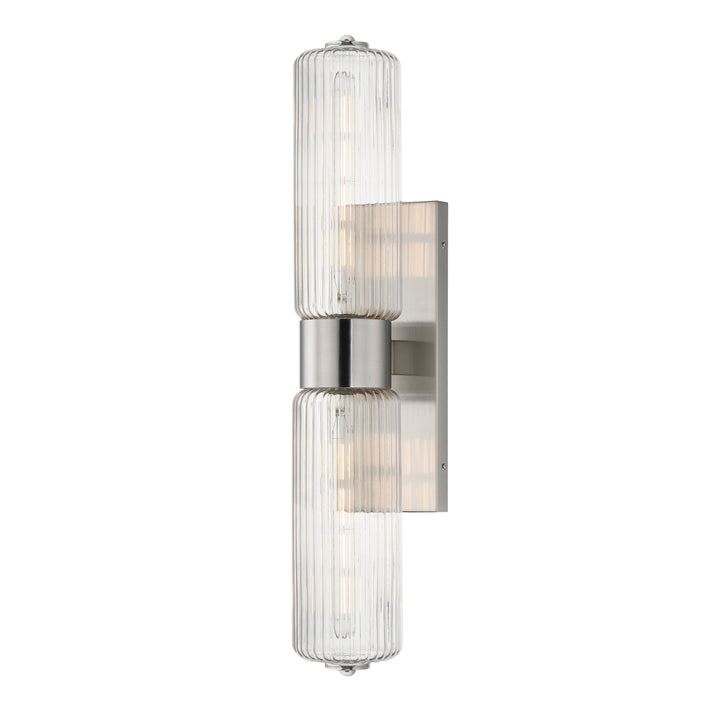 Kasbah 2-Light Wall Sconce Satin Nickel