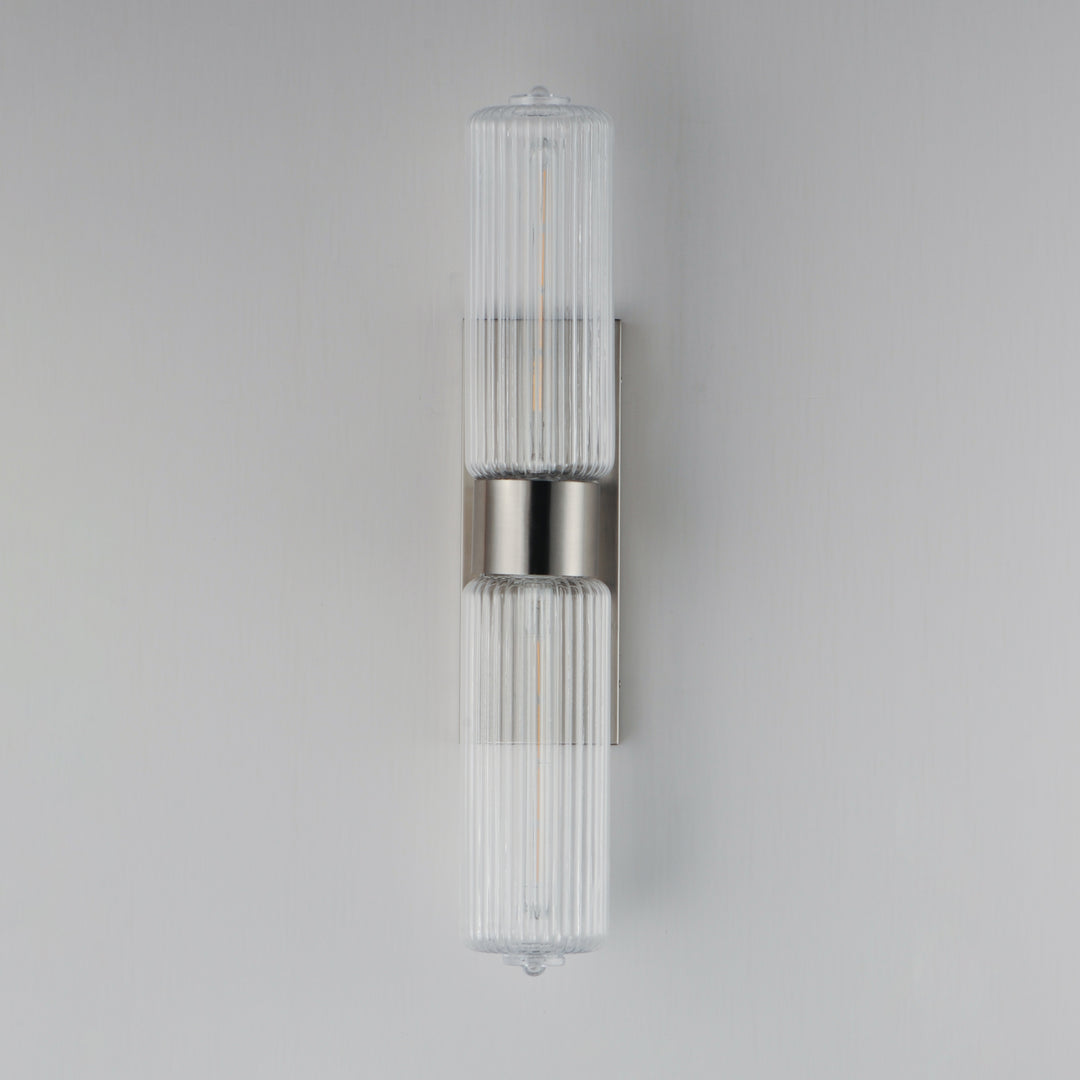 Kasbah 2-Light Wall Sconce Satin Nickel alternate view