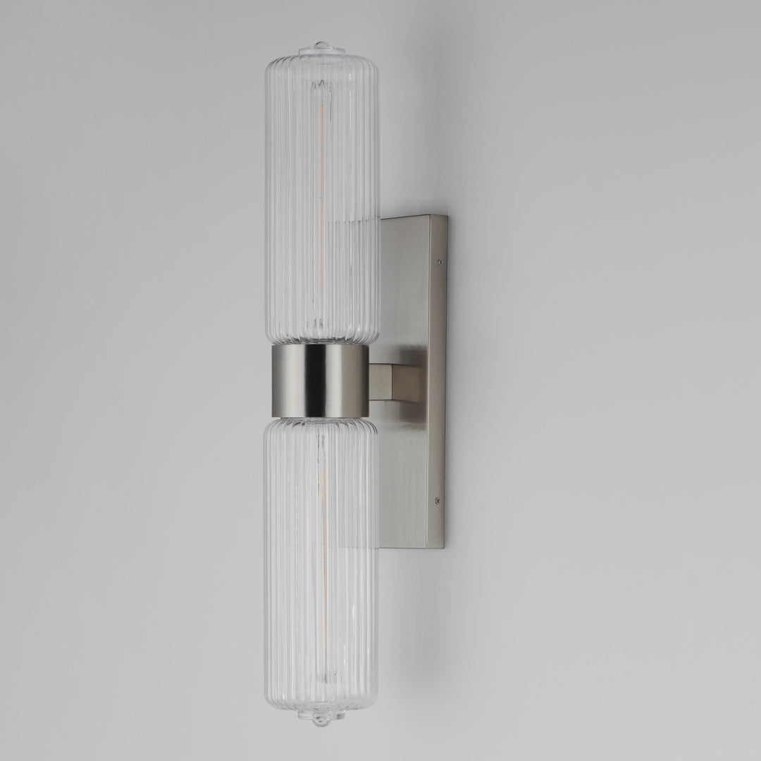 Kasbah 2-Light Wall Sconce Satin Nickel alternate view