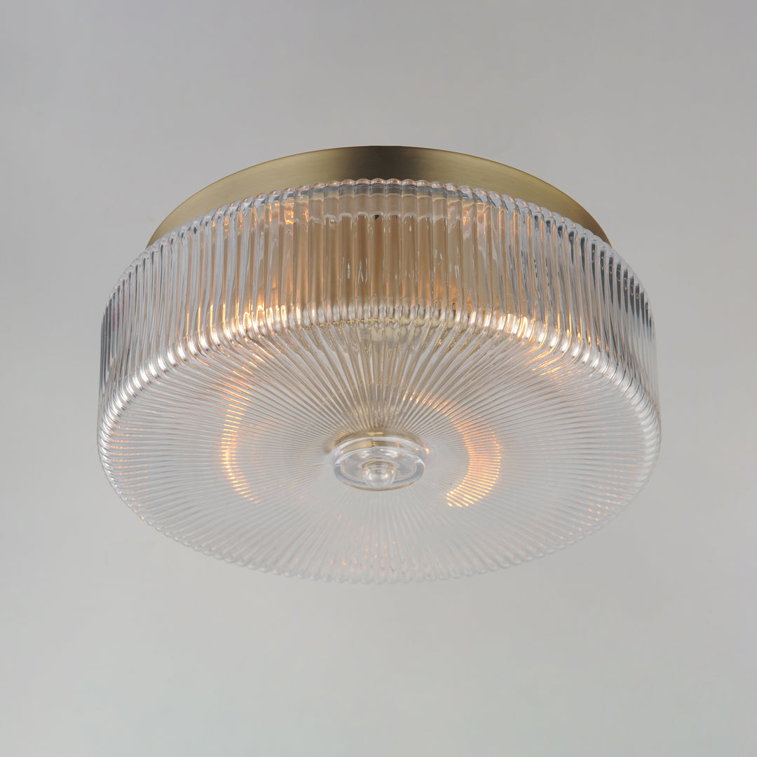 Kasbah 4-Light Flush Mount Satin Brass alternate view