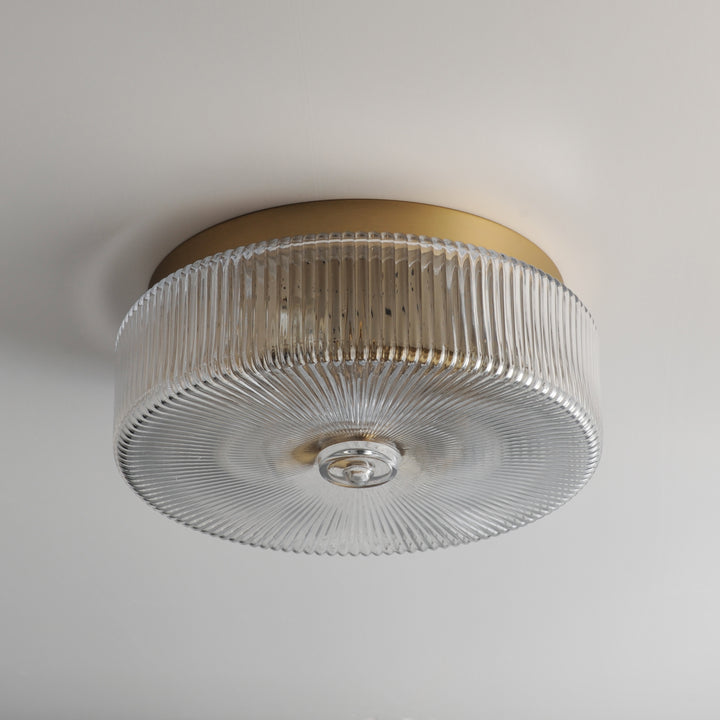 Kasbah 4-Light Flush Mount Satin Brass alternate view
