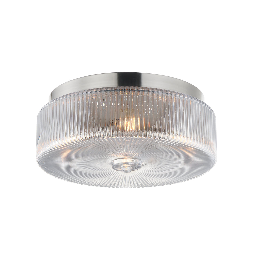 Kasbah 4-Light Flush Mount Satin Nickel