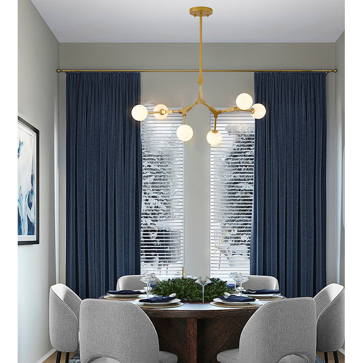 Frame Ceiling Fixture with Glass Shades by Bethel - view 15