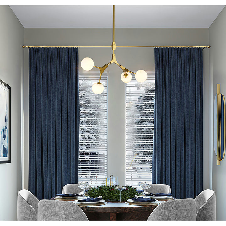 Frame Ceiling Fixture with Glass Shades by Bethel - view 6