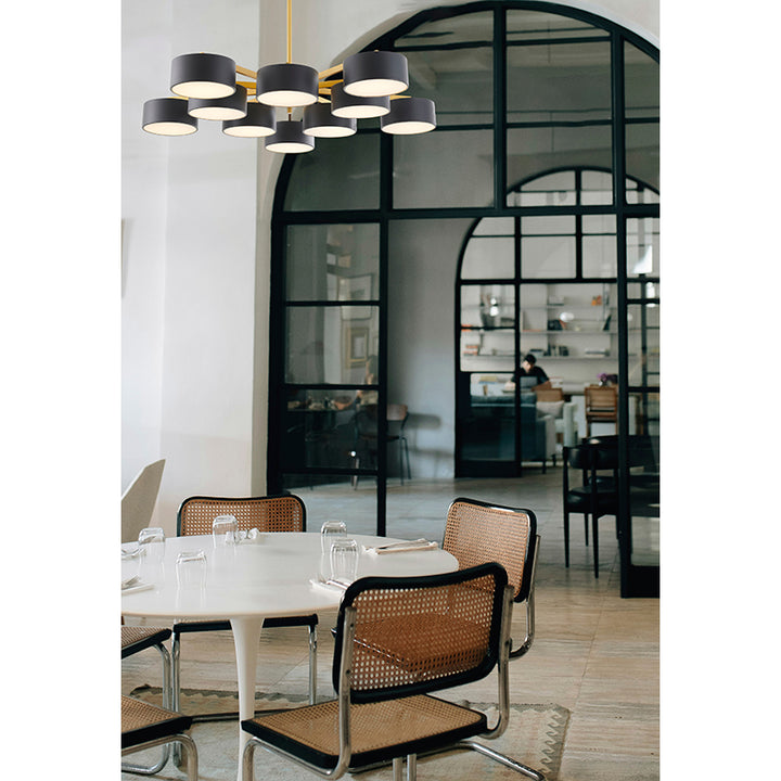 Frame Light Fixture with Shades and Frosted Diffusers by Bethel - view 25