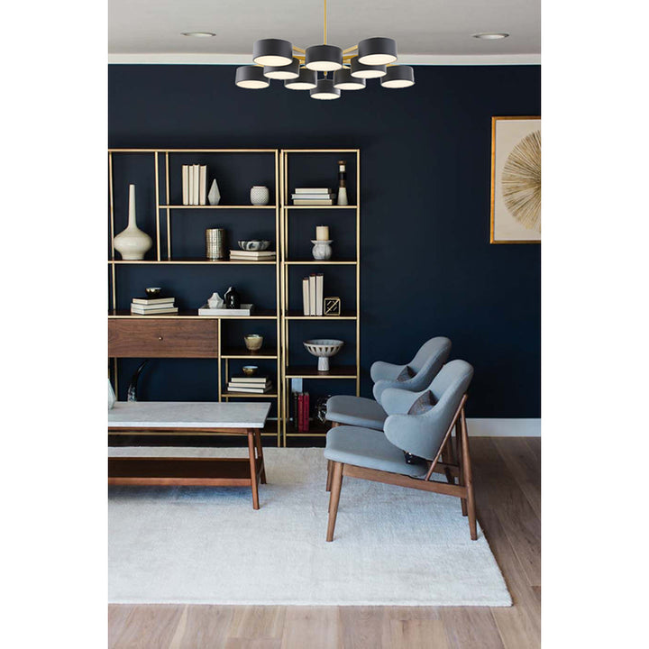 Frame Light Fixture with Shades and Frosted Diffusers by Bethel - view 26