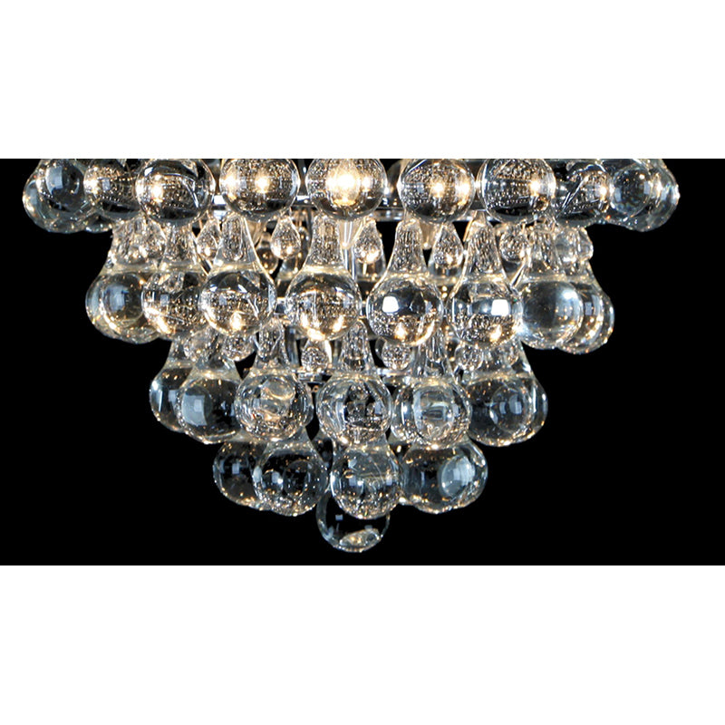 Chrome Crystal Chandelier by Bethel - view 2