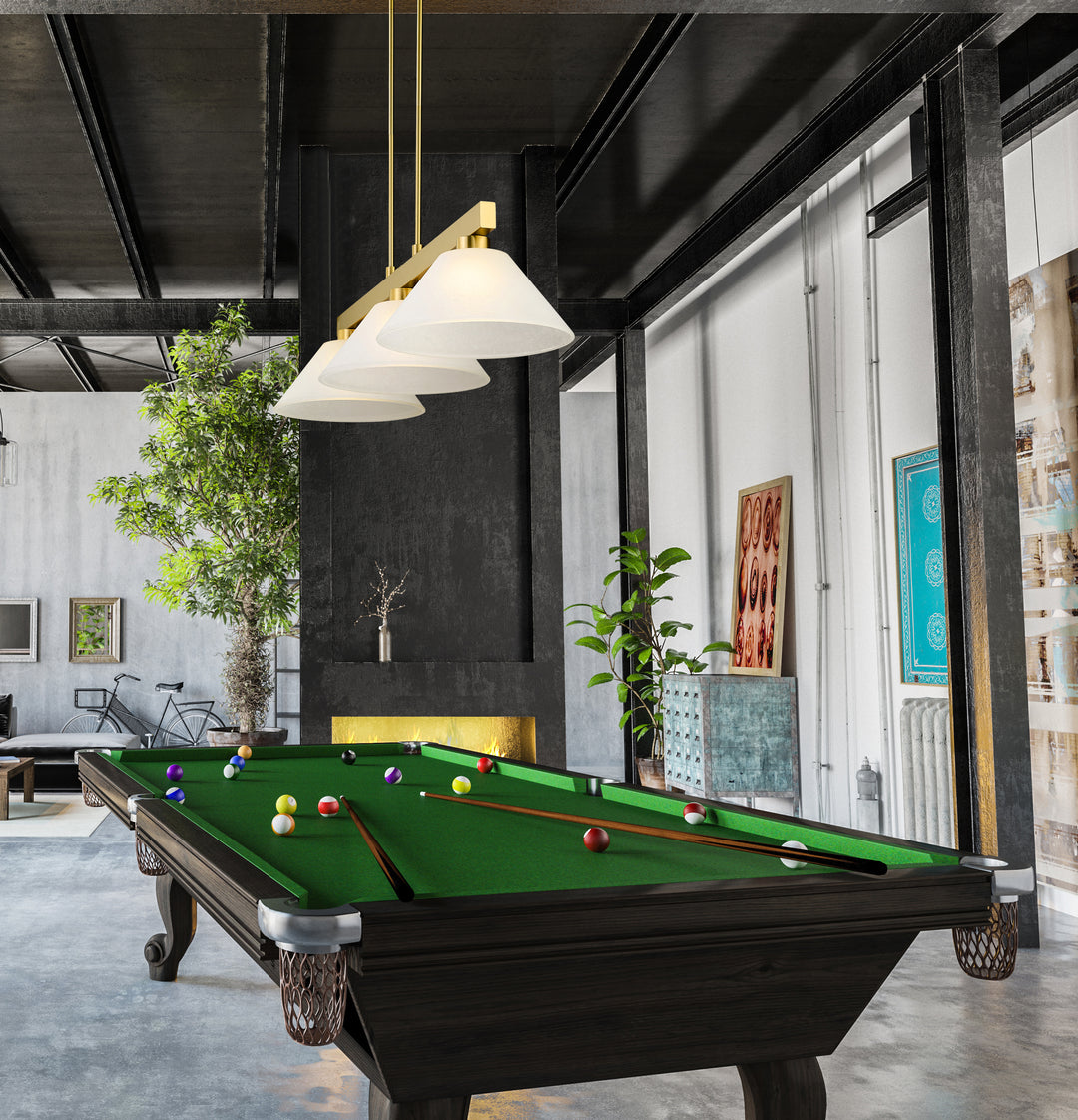 Cobalt - 3 Light Billiard Light (152MGLD-AWL14)