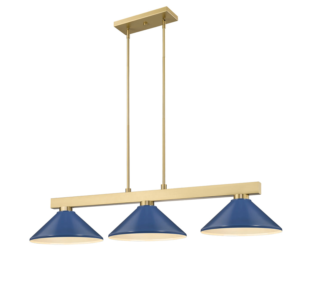 Cobalt - 3 Light Billiard Light (152MGLD)