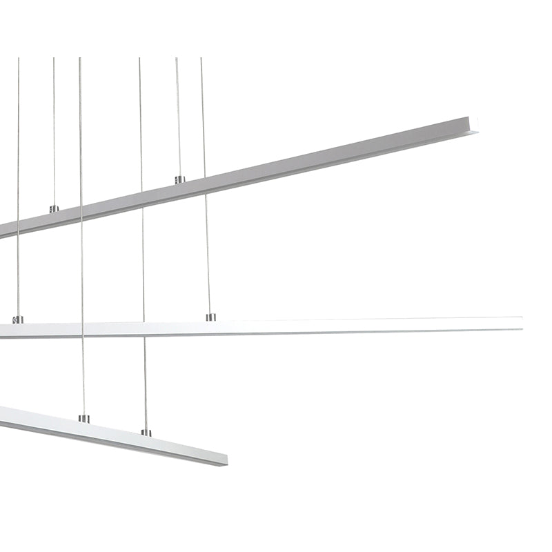 Frame LED Ceiling Fixture with Hanging Stick Pendants &amp;