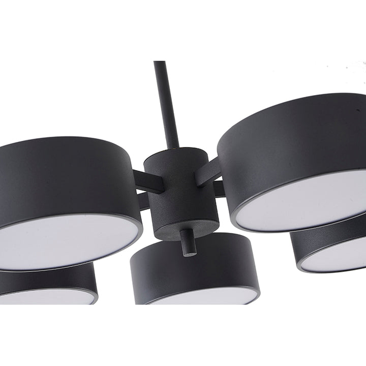 Frame Light Fixture with Shades and Frosted Diffusers by Bethel - view 4