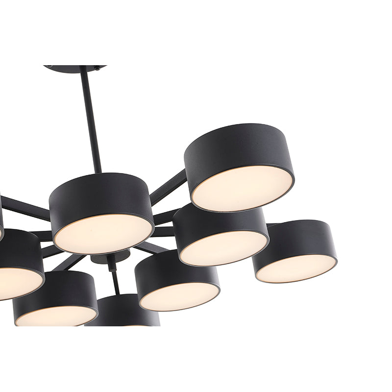 Frame Light Fixture with Shades and Frosted Diffusers by Bethel - view 18