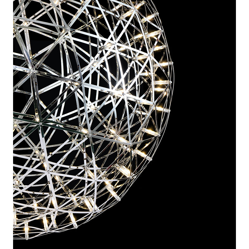 Round Metal Frame LED Ceiling Fixture with LED Star Lights by Bethel - view 42