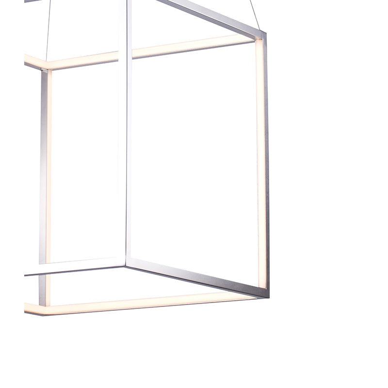 Shiny Nickel Chandelier by Bethel - view 2