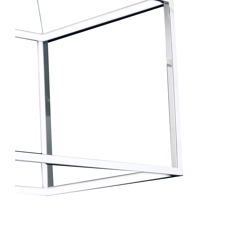 Frame Rectangular LED Chandelier with Diffuser by Bethel - view 2
