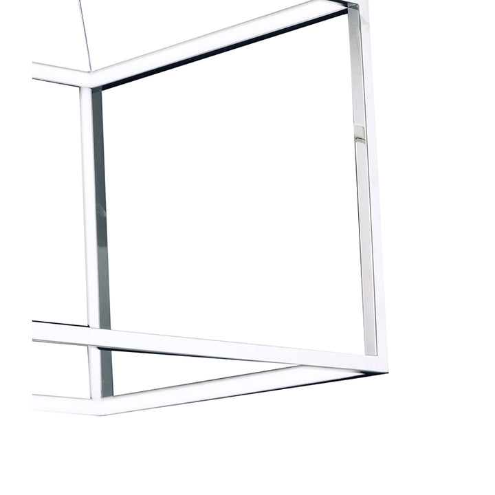 Frame Rectangular LED Chandelier with Diffuser by Bethel - view 2