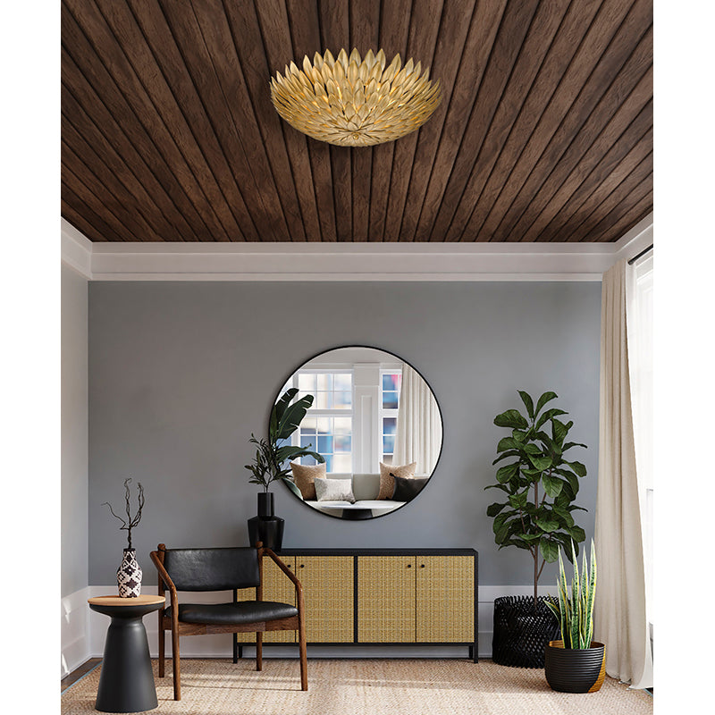 Leaf Petal Flush Mount by Bethel - view 4