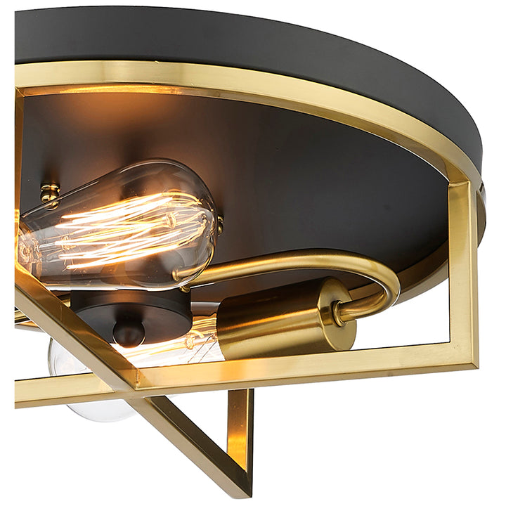Round and Cage Flush Mount Light by Bethel - view 11