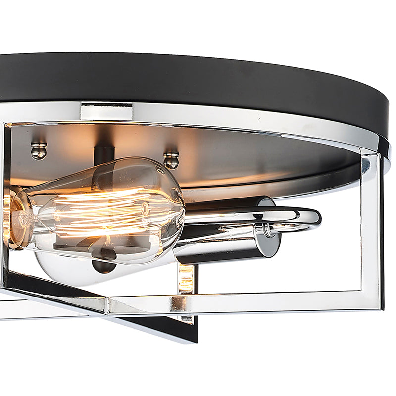 Round and Cage Flush Mount Light by Bethel - view 6