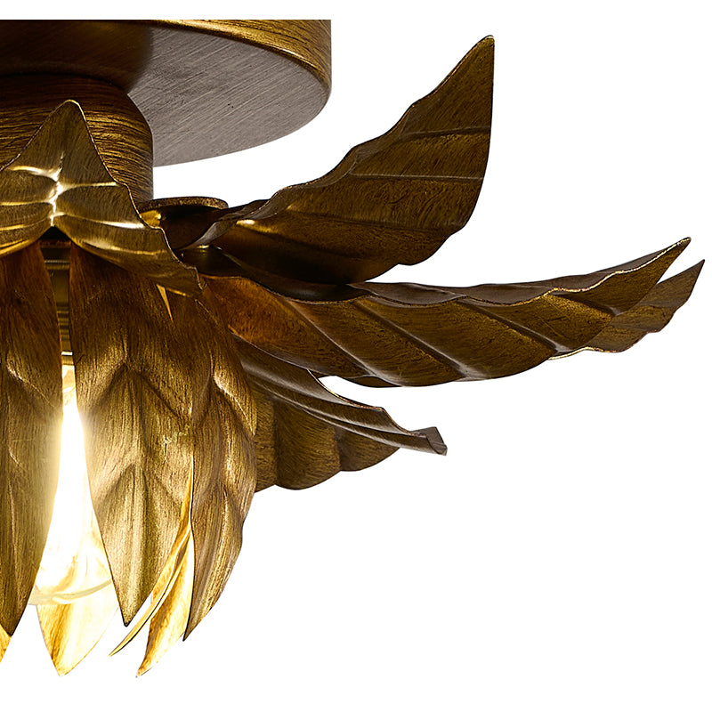Gold Flush Mount by Bethel - view 4