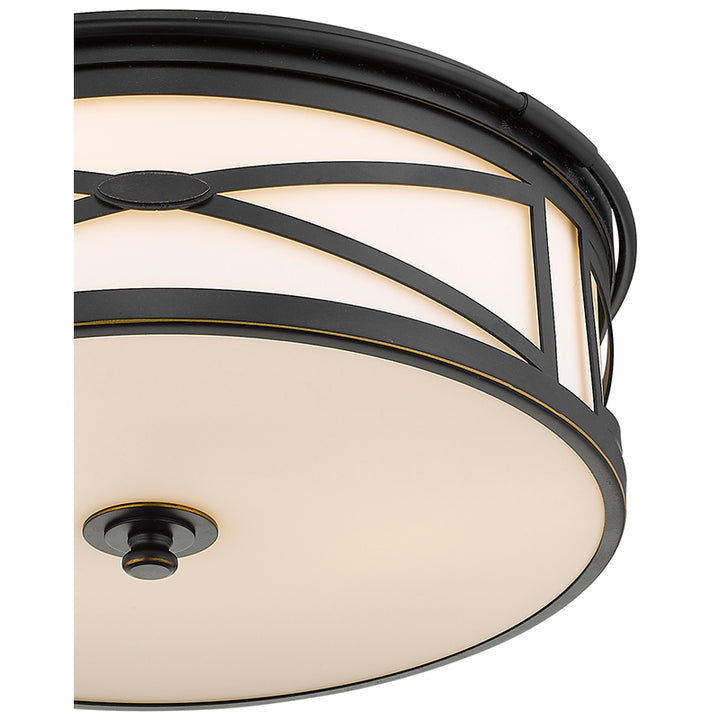 White Flush Mount by Bethel - view 2