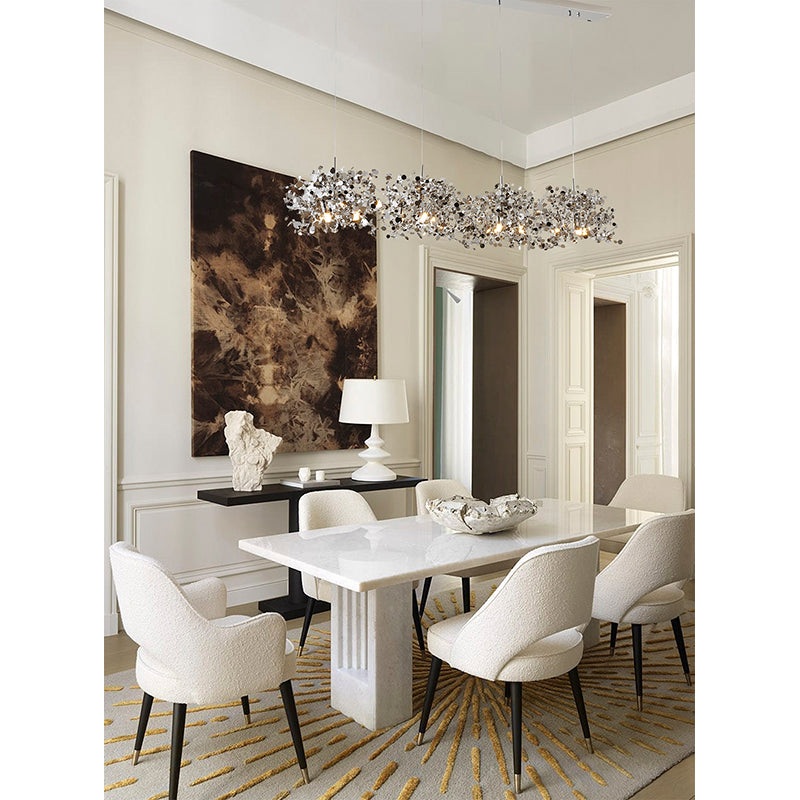 Frame Island Light with Sparkle Confetti Pendants by Bethel - view 5