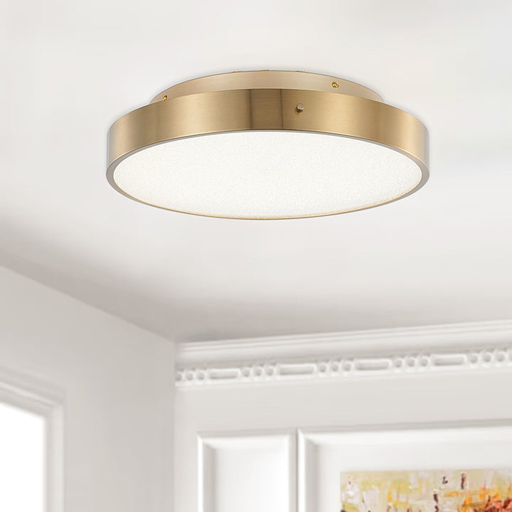 Frame LED Flush Mount with Clear Acrylic Beaded Diffuser by Bethel - view 20
