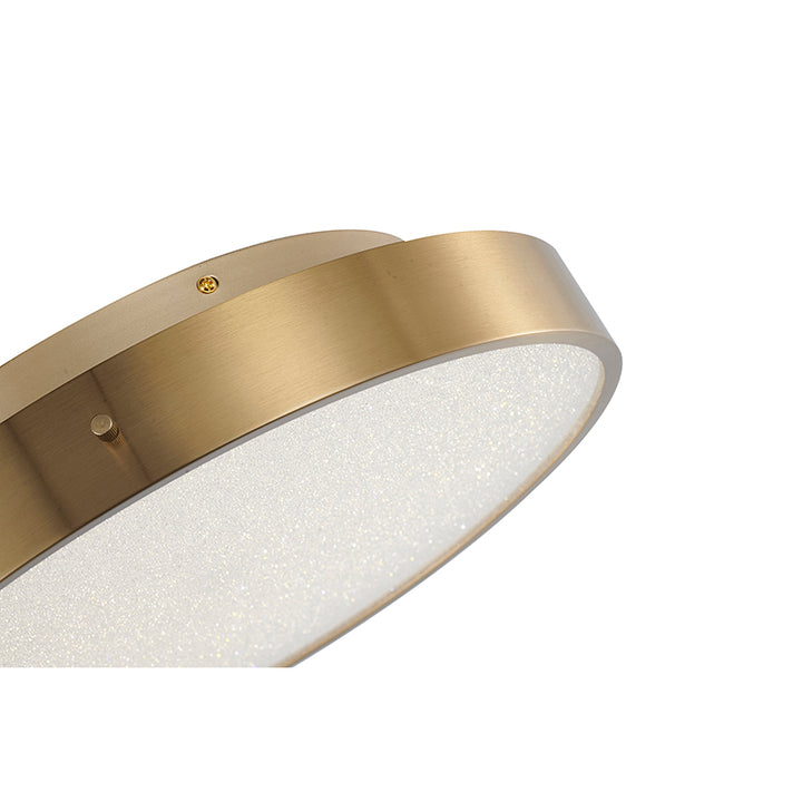 Frame LED Flush Mount with Clear Acrylic Beaded Diffuser by Bethel - view 6