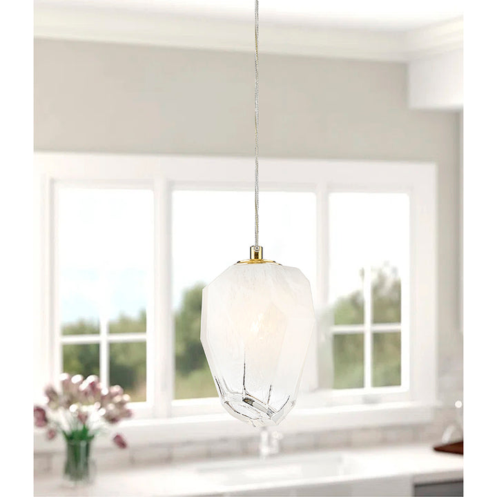 Frame Pendant Light with Glass Shade by Bethel - view 18