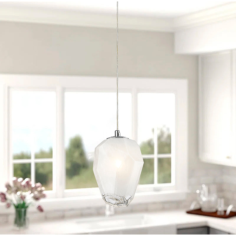 Frame Pendant Light with Glass Shade by Bethel - view 11