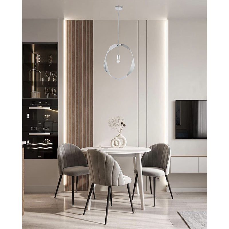 Twisted Ring Pendant Light by Bethel - view 12