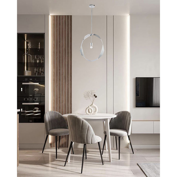 Twisted Ring Pendant Light by Bethel - view 12