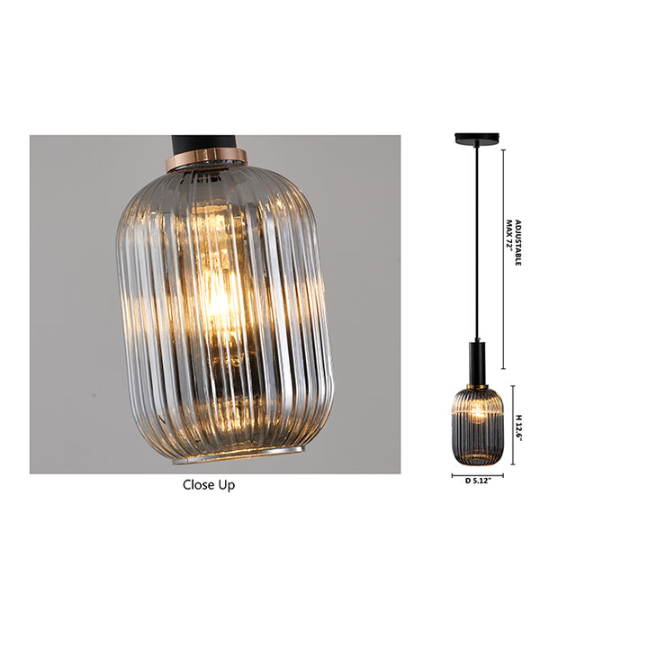 Shade Single Pendant Light with &amp; Hardware