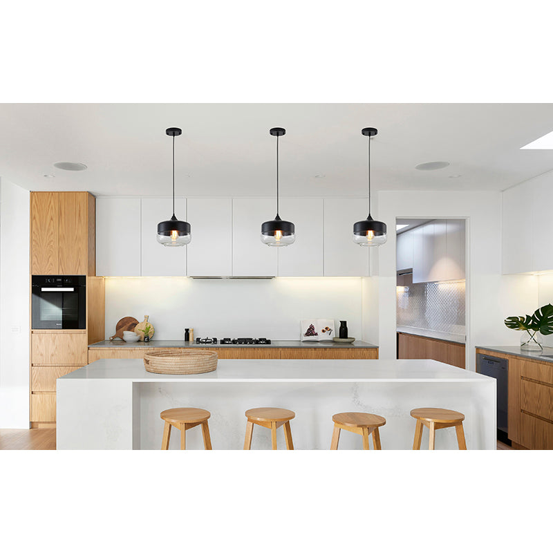 Single Pendant Light with Clear Glass Shade by Bethel - view 18