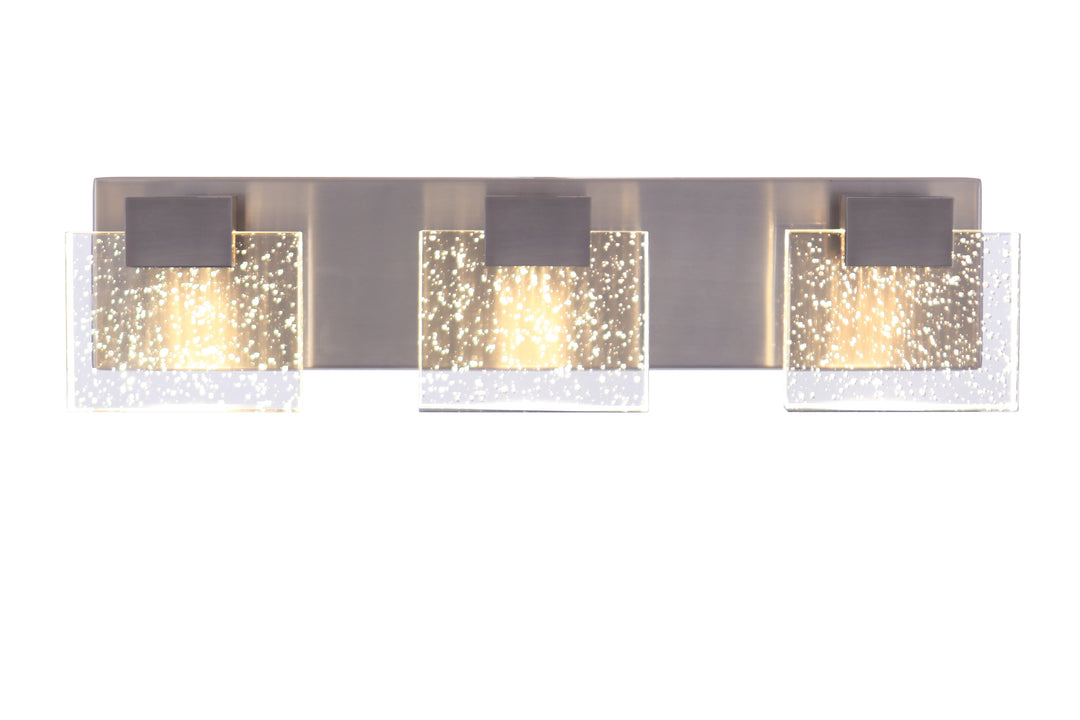 Alamere LED Vanity Light in Brushed Polished Nickel by Craftmade