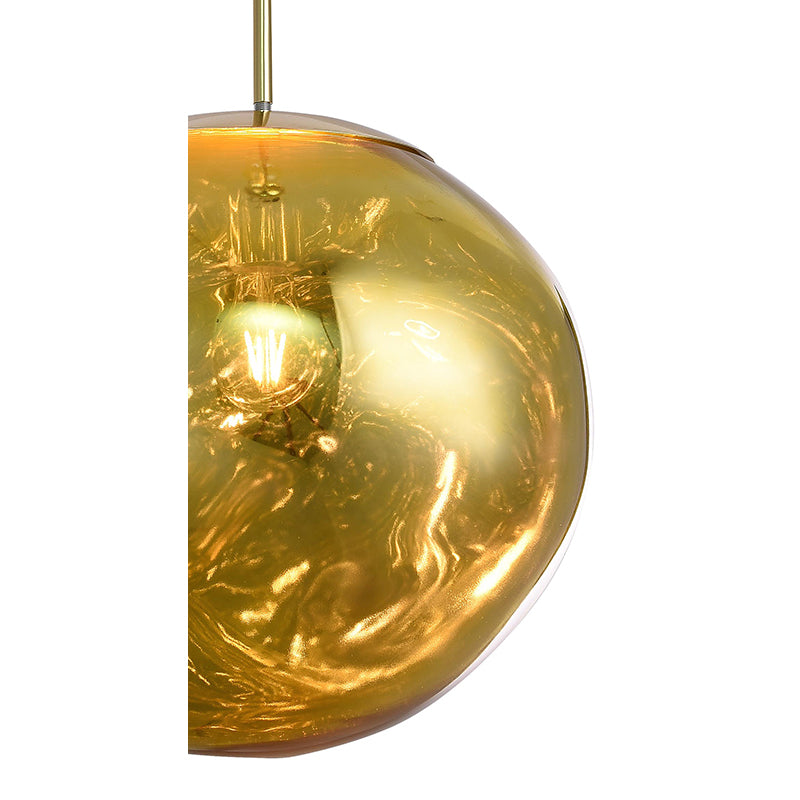 Single Pendant Acrylic Orb Light with Hardware by Bethel - view 13