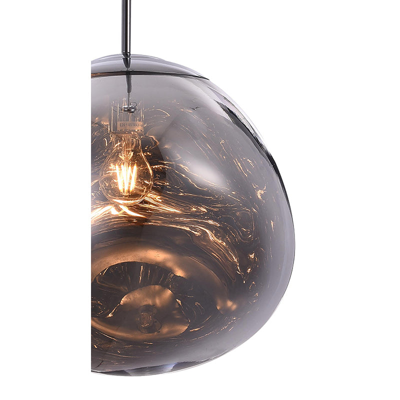 Single Pendant Acrylic Orb Light with Hardware by Bethel - view 8