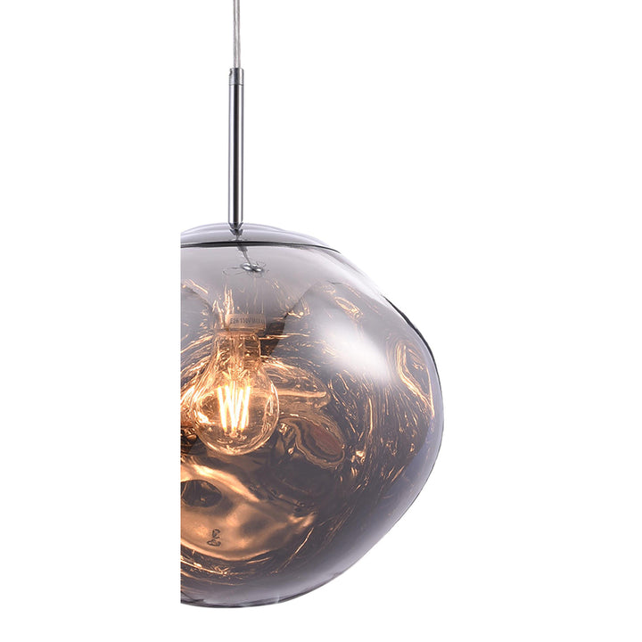 Orb Acrylic Single Pendant Light with Hardware by Bethel - view 10