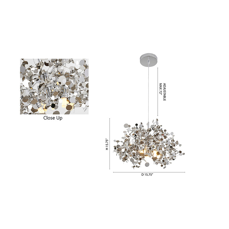 Sparkle Confetti Pendant Light by Bethel - view 4