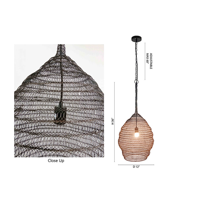 Powder Coat Pendant (AC05) by Bethel - view 5
