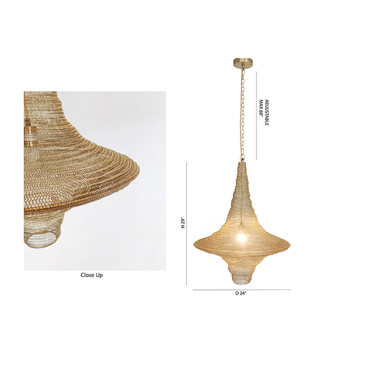 Powder Coat Chandelier (AC03) by Bethel - view 17